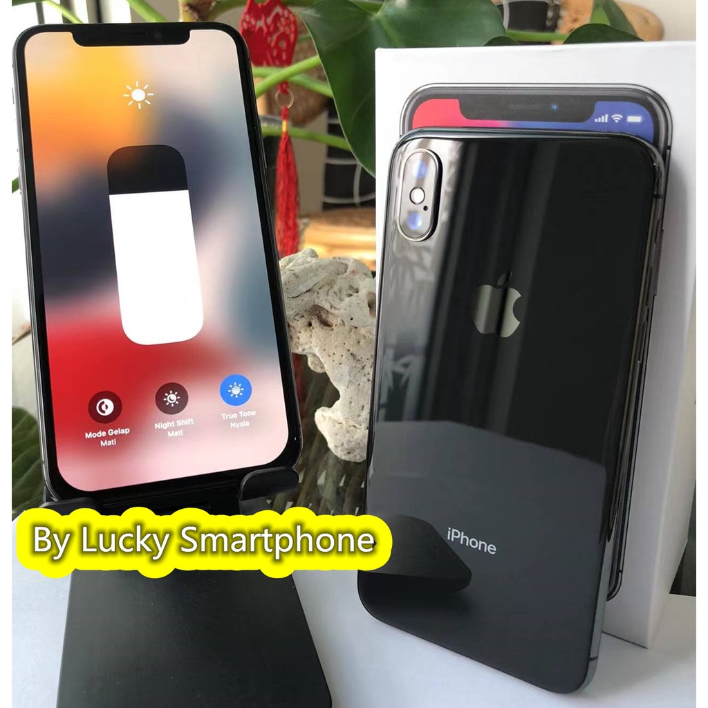 iPhoneX 64GB All Sim Silent Fullset Original Second Mulus100% Like New 3utools All Green (Garansi 1 Tahun)-2