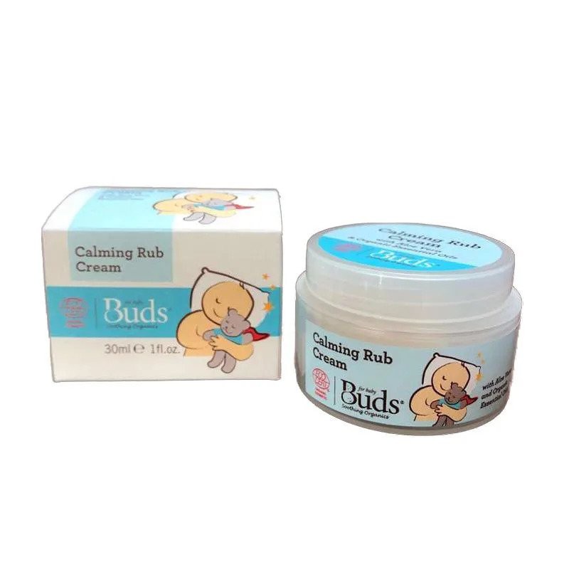 Buds Calming Rub Krim Penghangat Bayi Calming Rub Cream 30ml