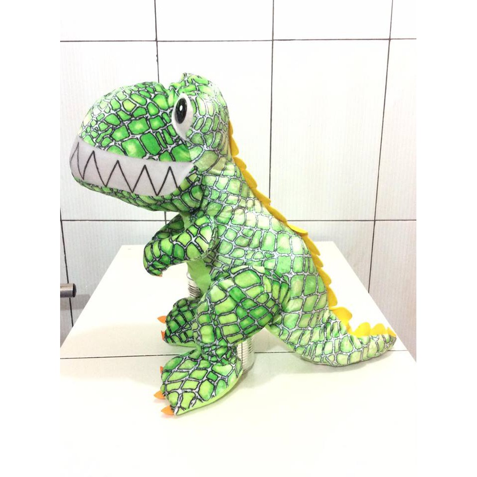 Boneka Dinosaurus T-Rex Besar warna hijau original Ocean Park