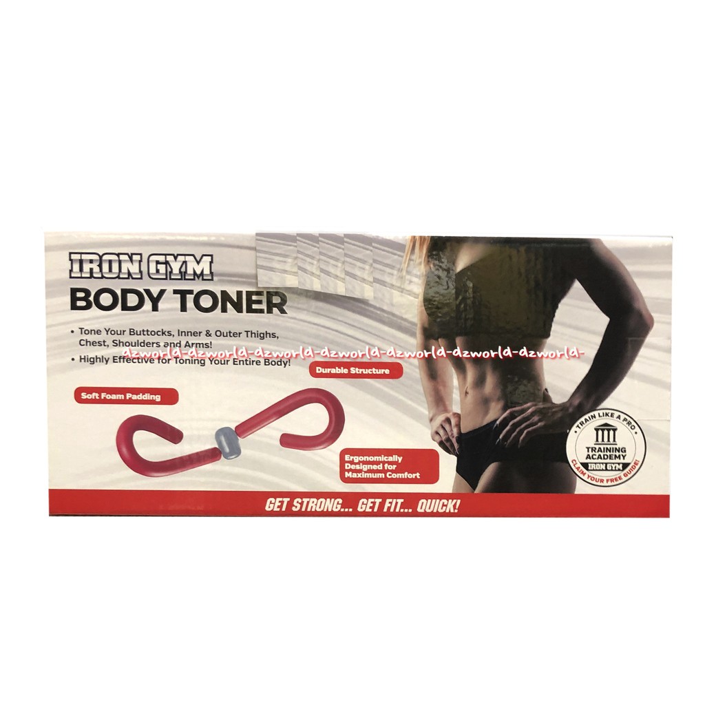 Iron Gym Body Toner Tone Your Buttocks Alat Olahraga Untuk Membantu Bagian Kaki Lengan Dan Bahu