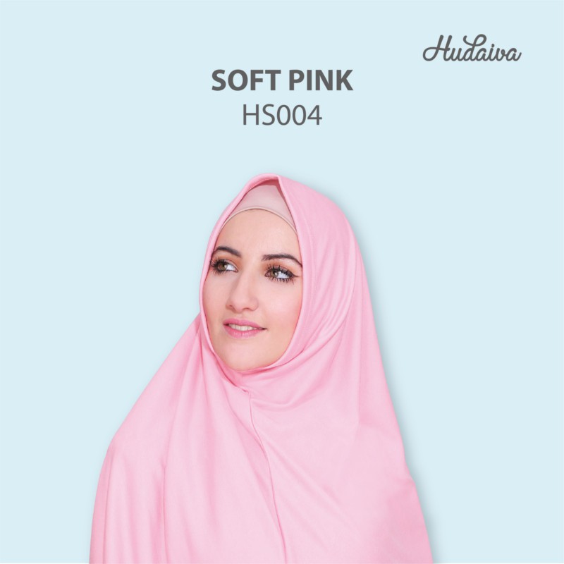 Jilbab Hudaiva Syria HDVA - HS004 Soft Pink