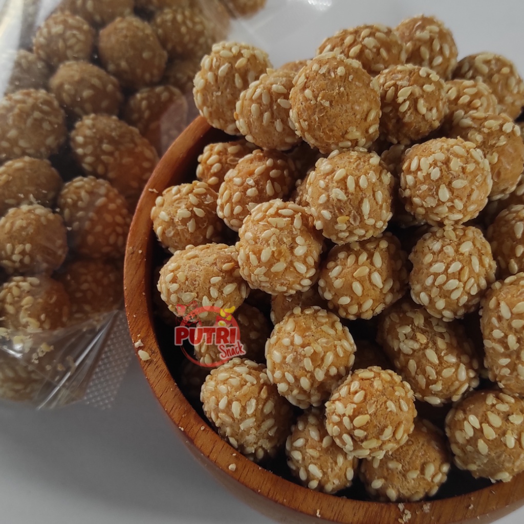 Keciput Wijen / Onde Onde Oval Renyah Manis 50gr Kue Kering