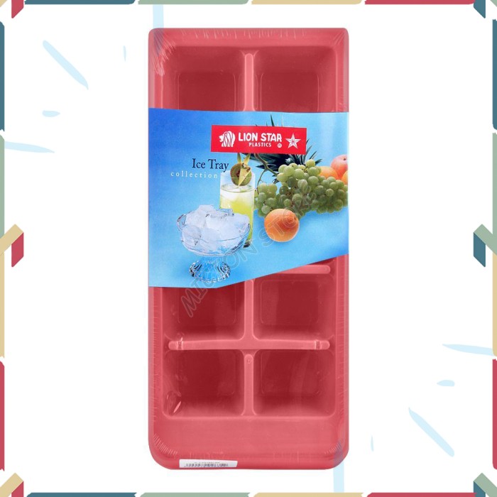 

MICTON Lion Star Cetakan Es Batu Puding Ice Tray 003 IT-7 Pink
