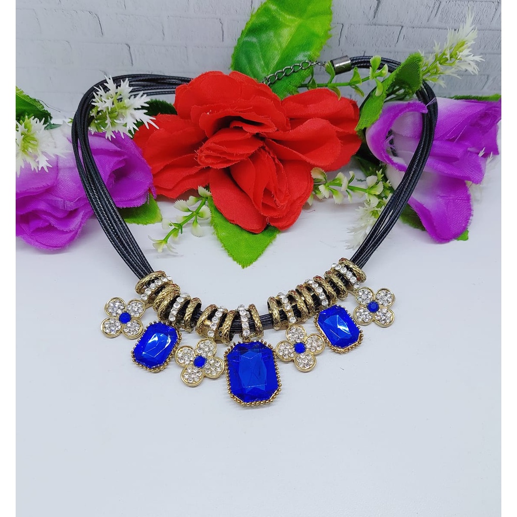 Aksesoris kalung fashion kalung elegan kalung hijab aksesoris cantik kalung daun elegan cantik A6-A9