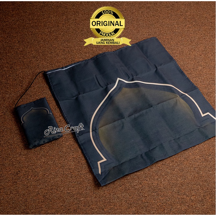 Sajadah Lipat Traveling Pouch Premium Anti Selip Waterproof