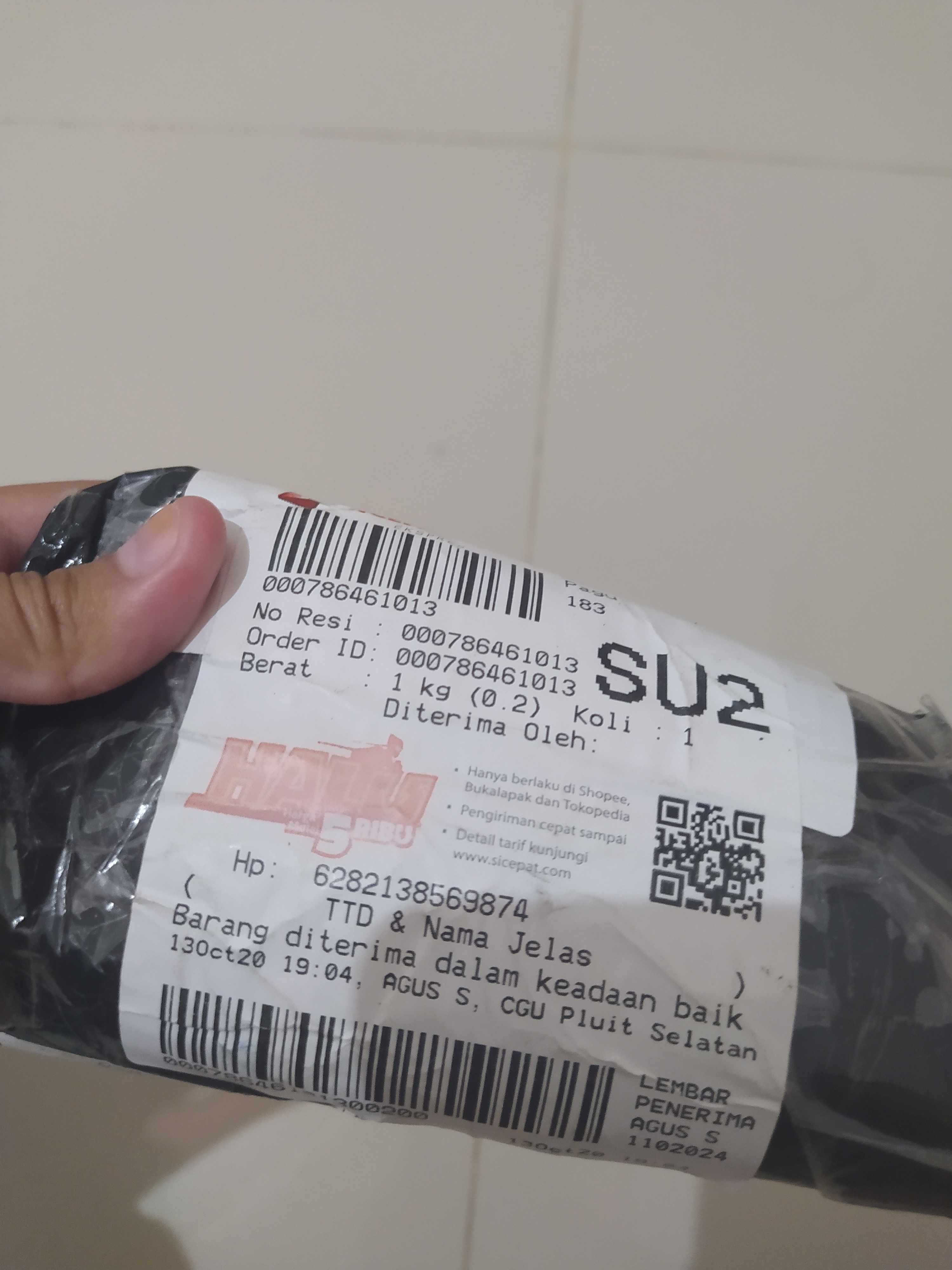 Kantong Plastik Packing Olshop 10x20 Cm Polymailer 100pcs