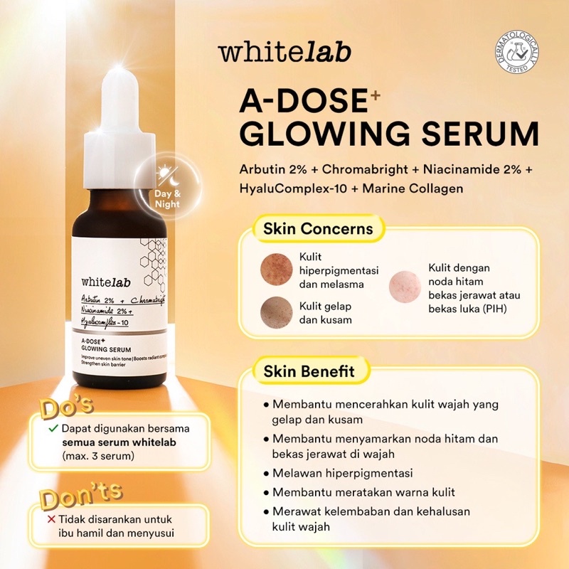 Whitelab A-Dose+ Glowing Serum - Whitelab Surabaya