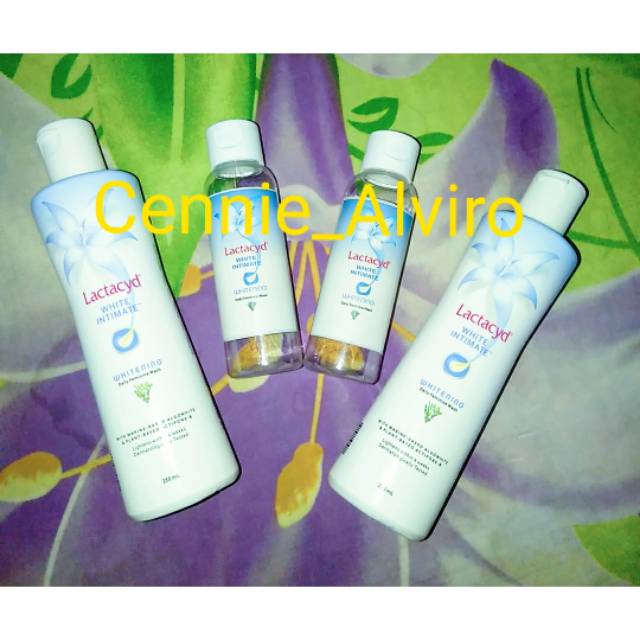 (SHARE IN BOTTLE) Lactacyd white intimate (Pearl Intimate) 100ml WHITENING 100% Original