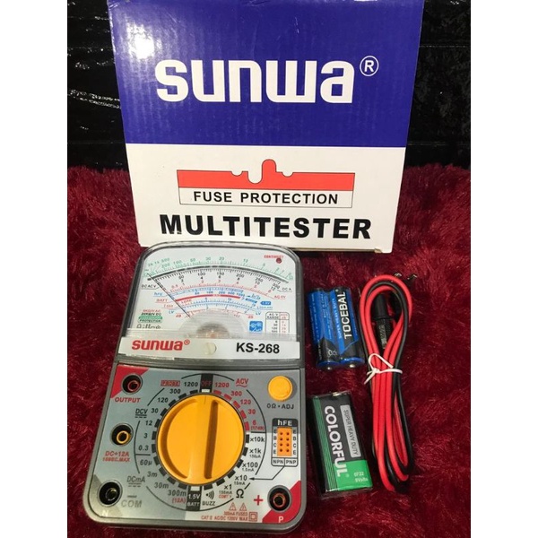 Multitester Analog Sunwa KS-268 ORIGINAL SUNWA ORIGINAL