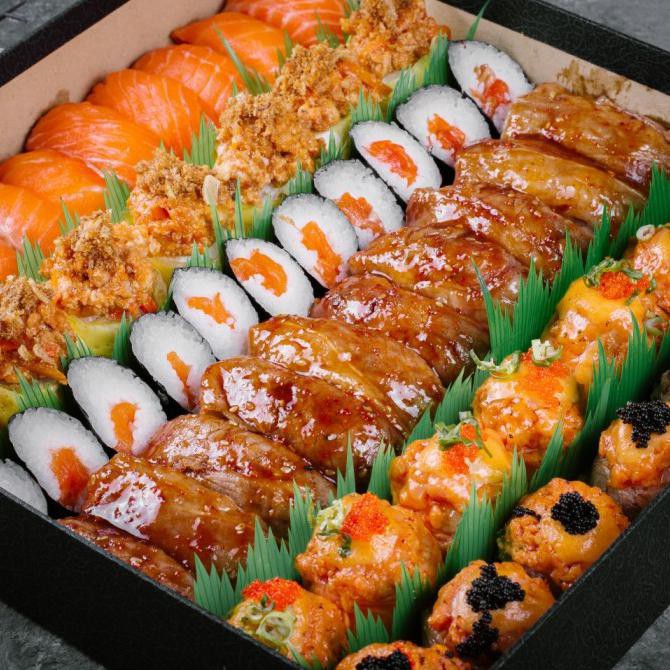 Sushi Platter/Sushi Gathering/Sushi Untuk metting/Hampers Mate Platter