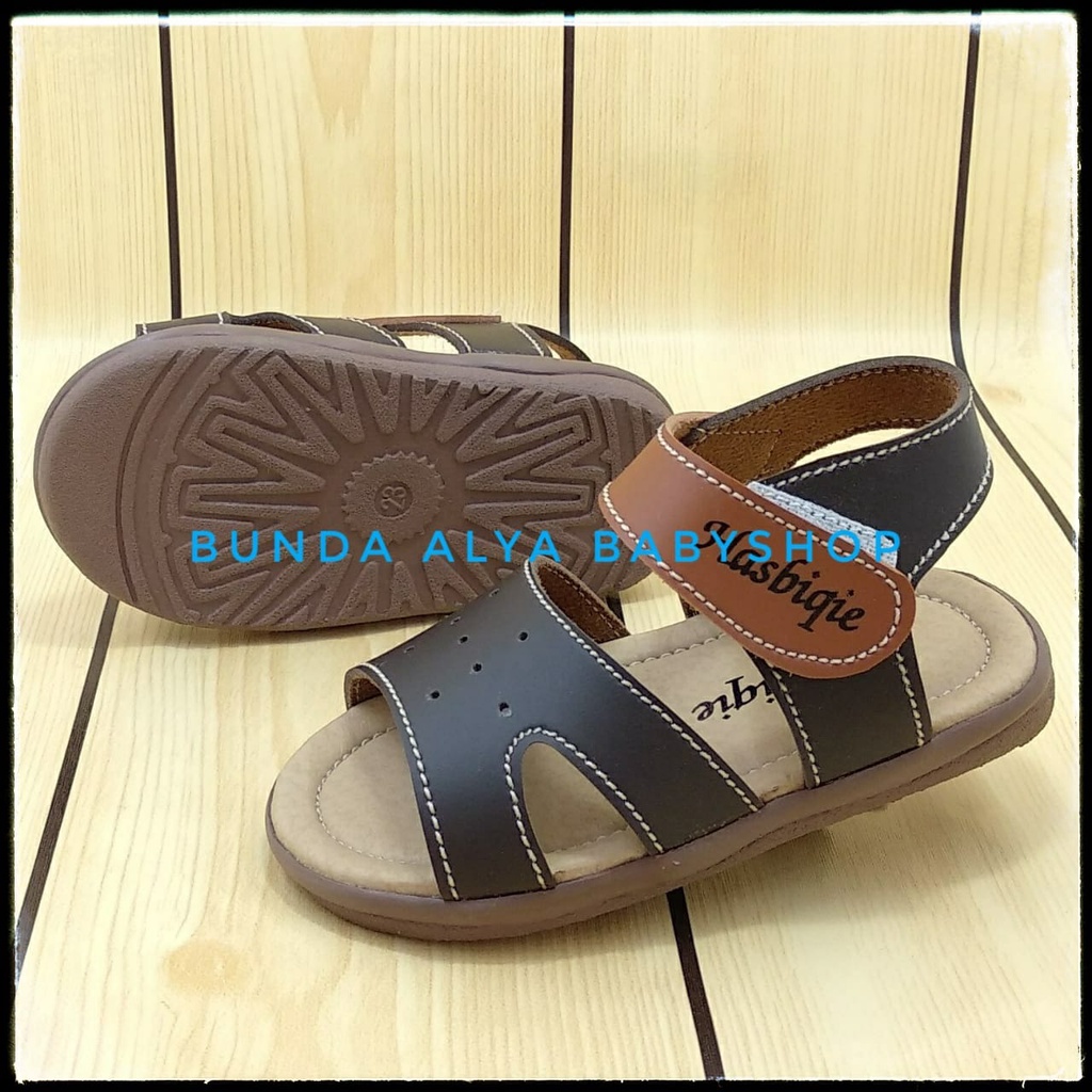 Sandal Anak Laki 6 Bulan 1 Tahun COKLAT - Sendal Anak Laki - Sepatu Sendal Anak Balita Size 22 - 24