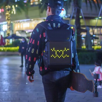 Ransel Divoom M Layar LED yang Dapat Disesuaikan Layar LED Ransel Perjalanan Luar Ruangan Kapasitas