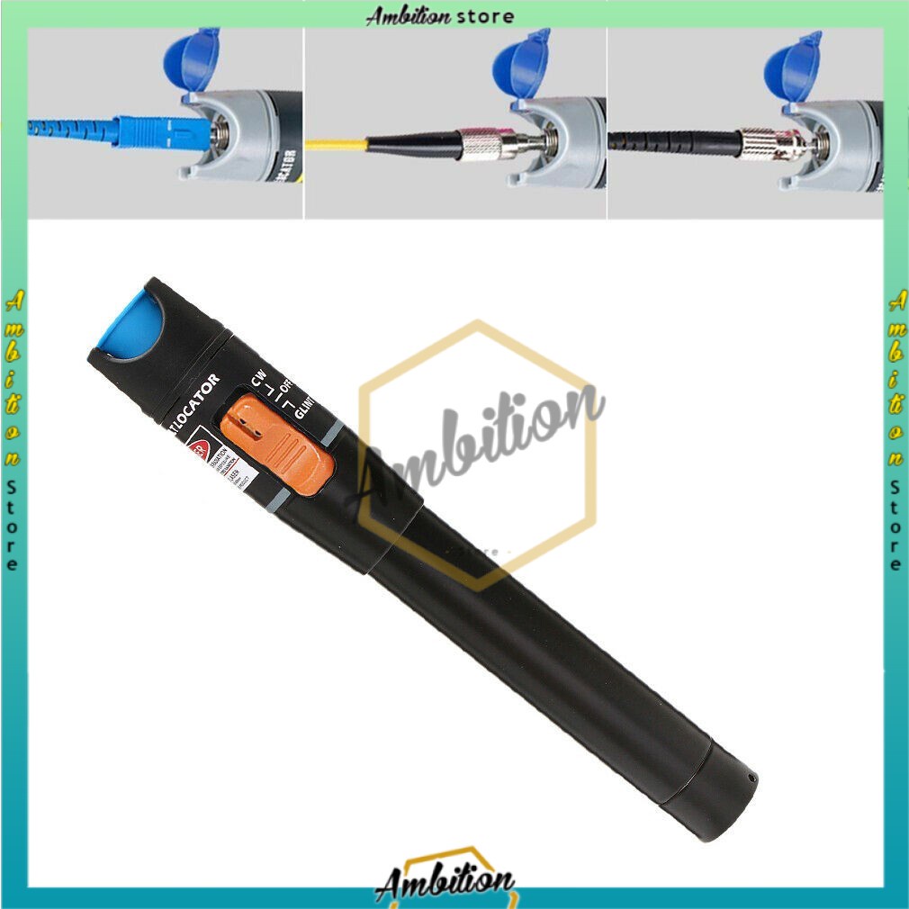 5KM/10KM Visual Fault Locator Laser Fiber Optik FTTH Laser Source Fiber Optic Cable Tester/no batre