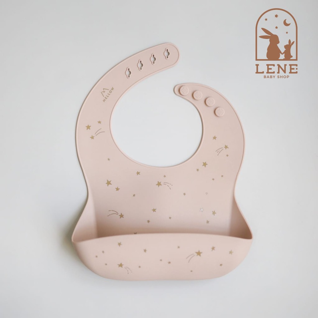 Mellow Silicone Bib Celemek Baby Import - Shooting Star