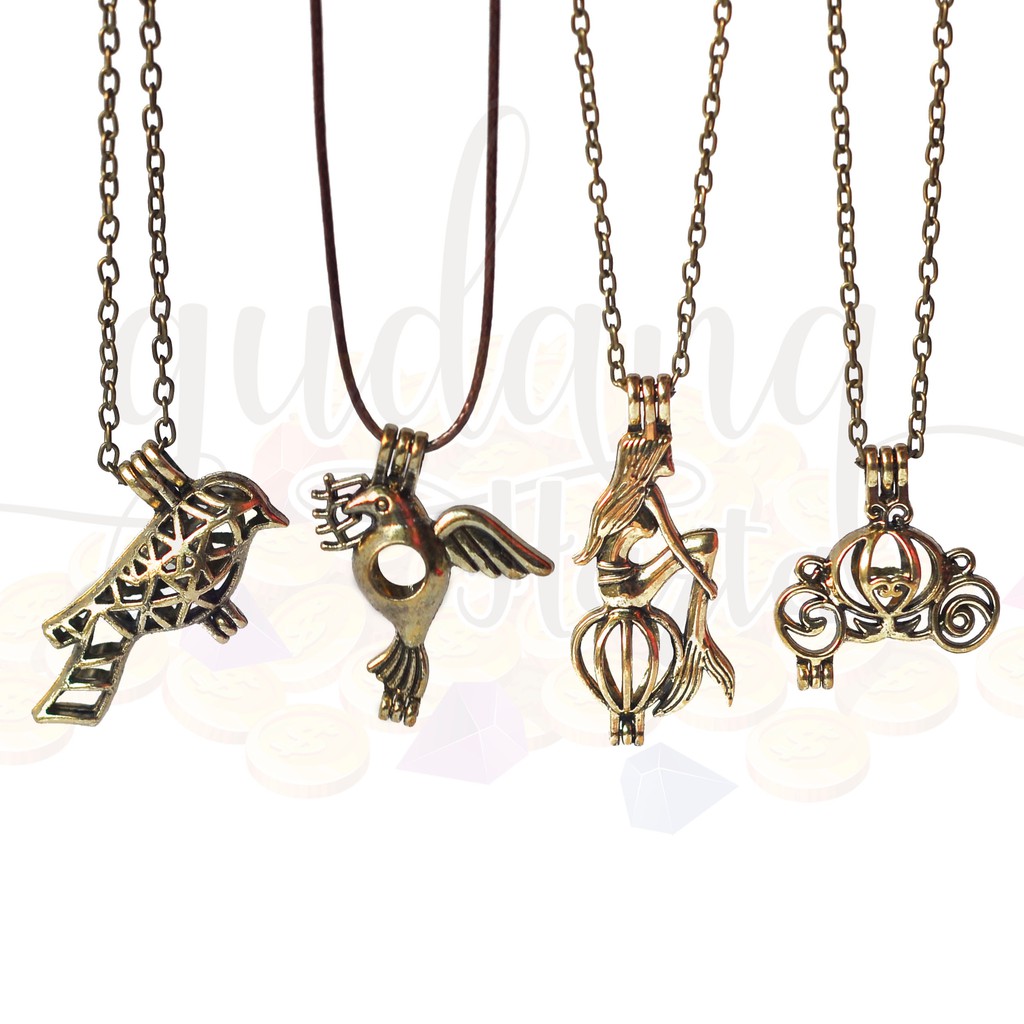 Kalung Vintage Mermaid Bird Kereta Kuda GH 204173