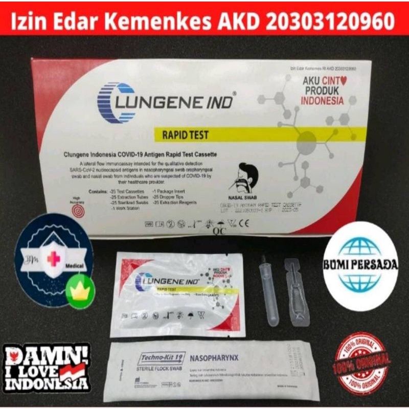 Alat Test Swab Antigen Mandiri / Alat Test Hidung tanpa ribet