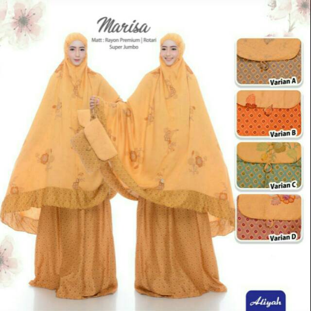 Mukena Dewasa Aliyah Marisa Super Jumbo motif Batik