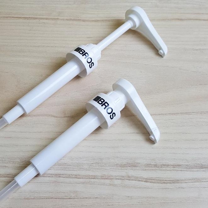 ™ Pompa Botol Syrup Monin Drat Putih - Syrup Pump White - Monin Thread Syrup Pump ✷