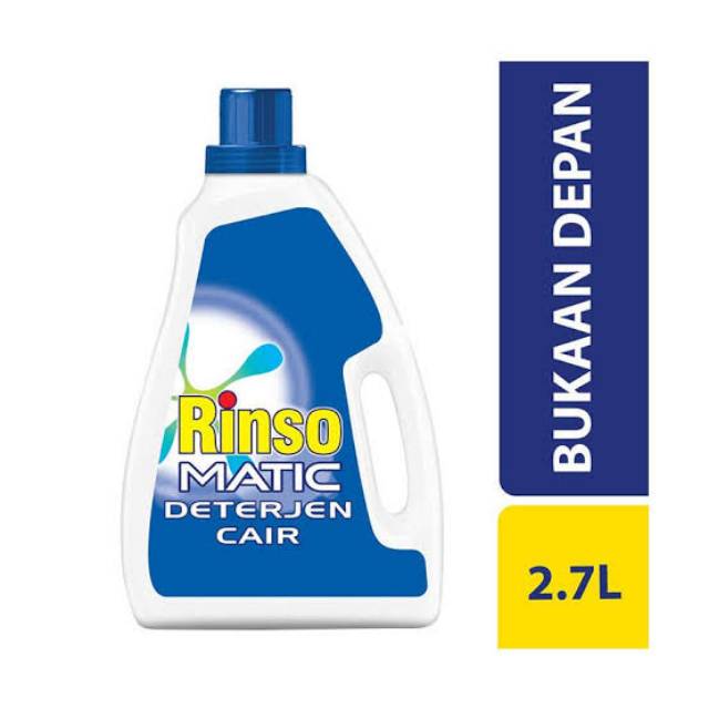Rinso Matic Cair Front Load Botol 2,7L