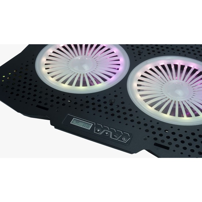 CoolingPad NYK X-6 Thunderstorm RGB - Cooling Pad NYK X6 Thunderstrom 2 Fan