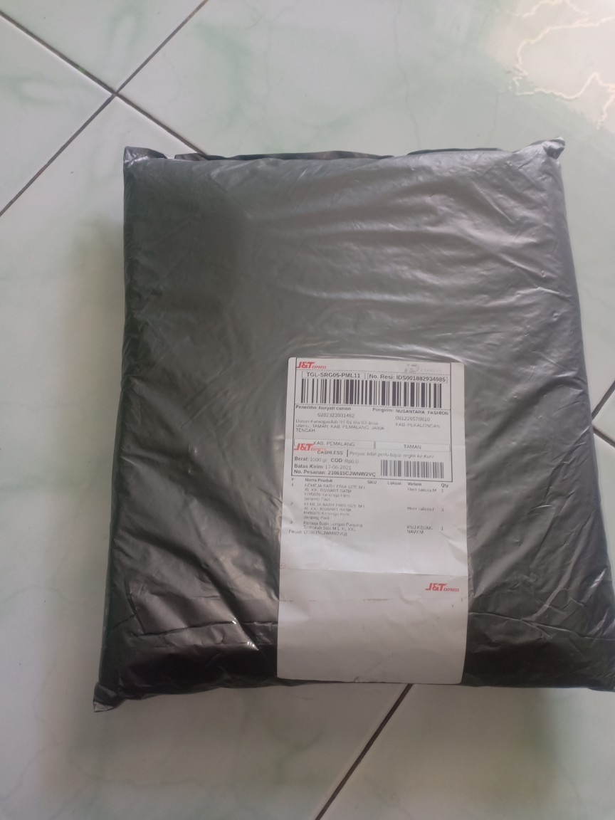 Kemeja Batik Pria Size  M L Xl Xxl Bswart Batik Hrb026 Kenongo Hem Panjang Padi