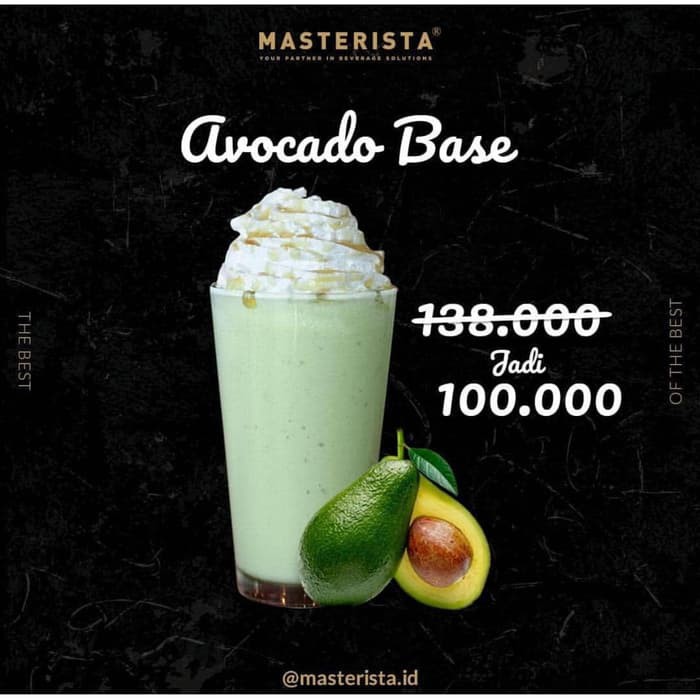 

Masterista Bubuk Minuman Avocado Base 800 gr