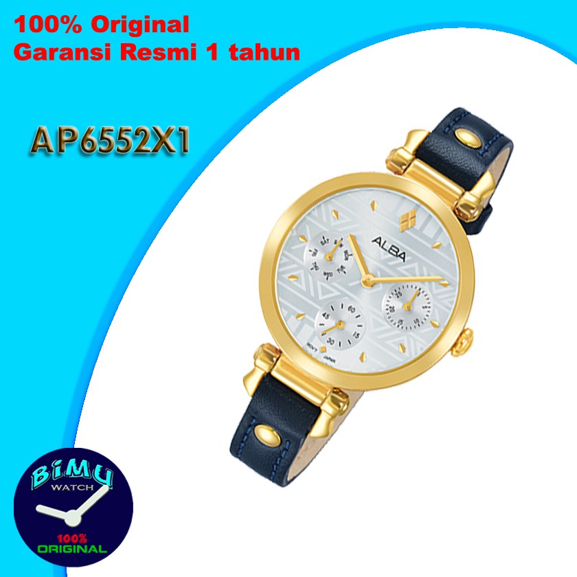 Alba Ladies AP6552X1 White Dial - Jam Tangan Wanita AP6552