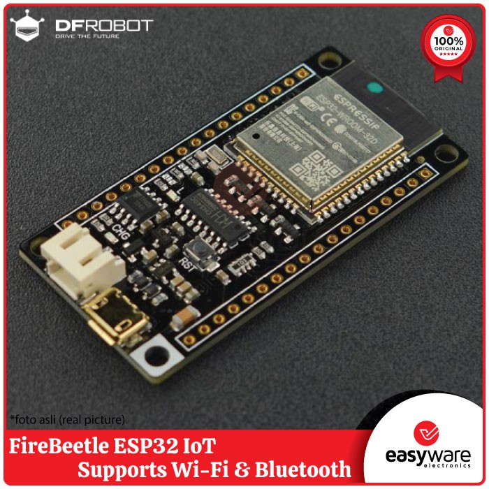 DFRobot FireBeetle ESP32 IoT Microcontroller Supports Wi-Fi &amp; Bluetooth