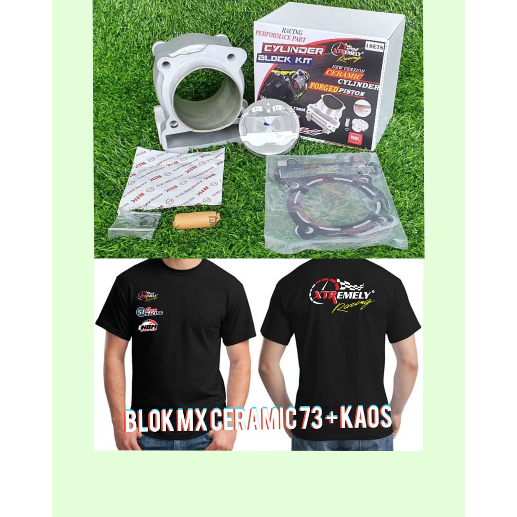 BLOK BORE UP CERAMIC SIZE 72MM &73MM  YAMAHA JUPITER MX / VIXION / MX KING / R15 V2 / MX NEW XTR RAC
