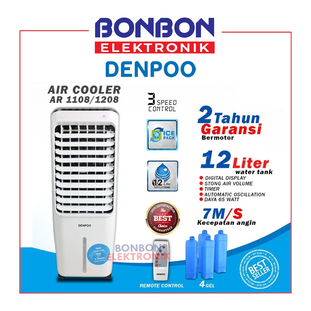 Denpoo Air Cooler AR 1208 XF / AR-1108 XF Penyejuk Ruangan