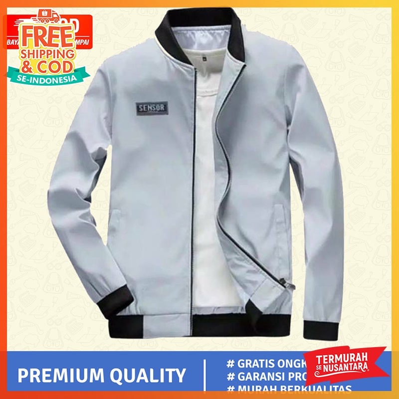 Jaket pria IKC 002 distro cbr six Bandung hoodie dua sisi bolak balik keren grosir pakaian pria H0D7