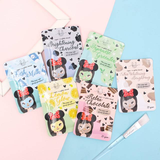 Masker organik / masker organic / masker bubuk organik / masker bubuk organic | Shopee Indonesia