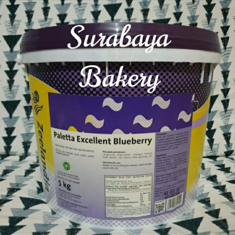 

Paletta Excellent Blueberry Zeelandia/Selai Blueberry 5Kg