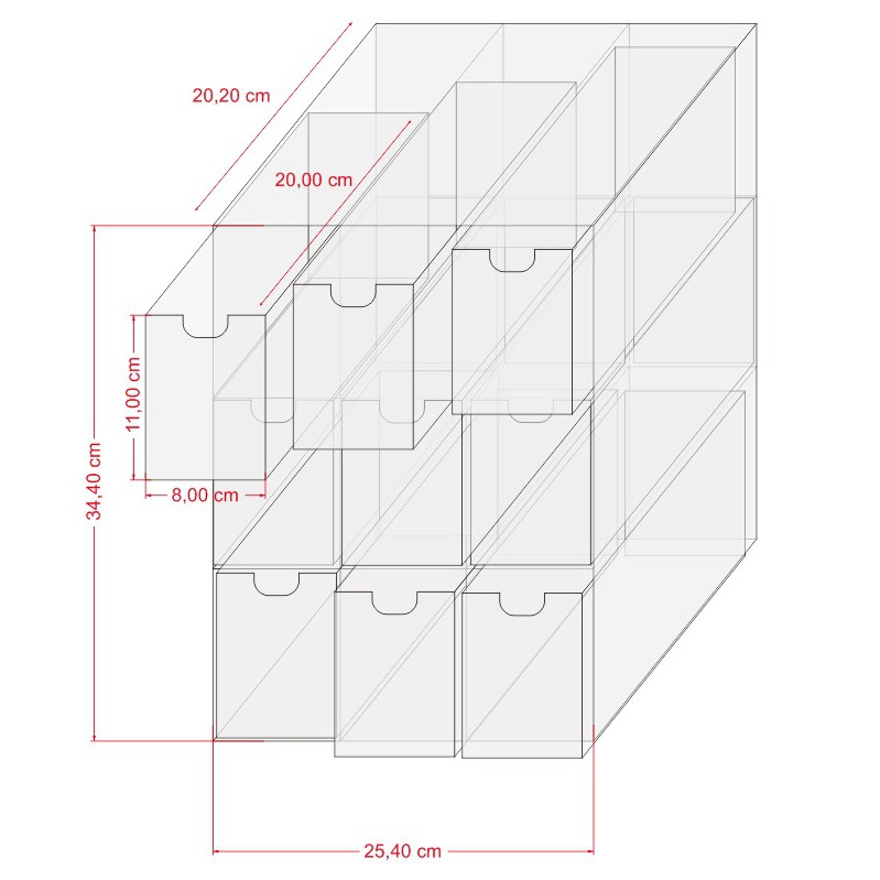 [PHOTOCARD] TEMPAT PHOTOCARD / RAK PHOTOCARD ISI 9 / RAK PENYIMPANAN PHOTOCARD