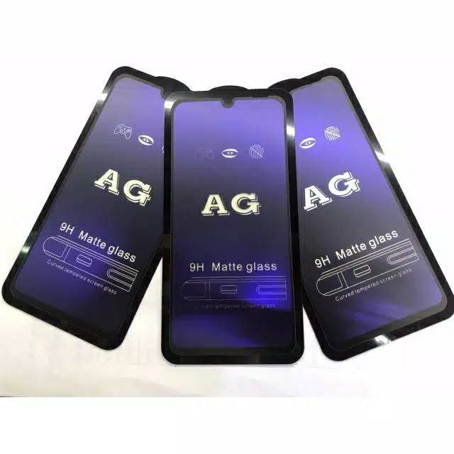 tempered glass Samsung A50S A50S A30 A20 A31 A71 A32 A72 anti gores kaca matte blue light fullayr