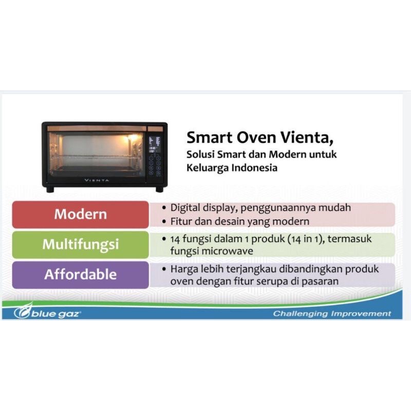 Smart Oven Vienta Ori Garansi Resmi Vienta