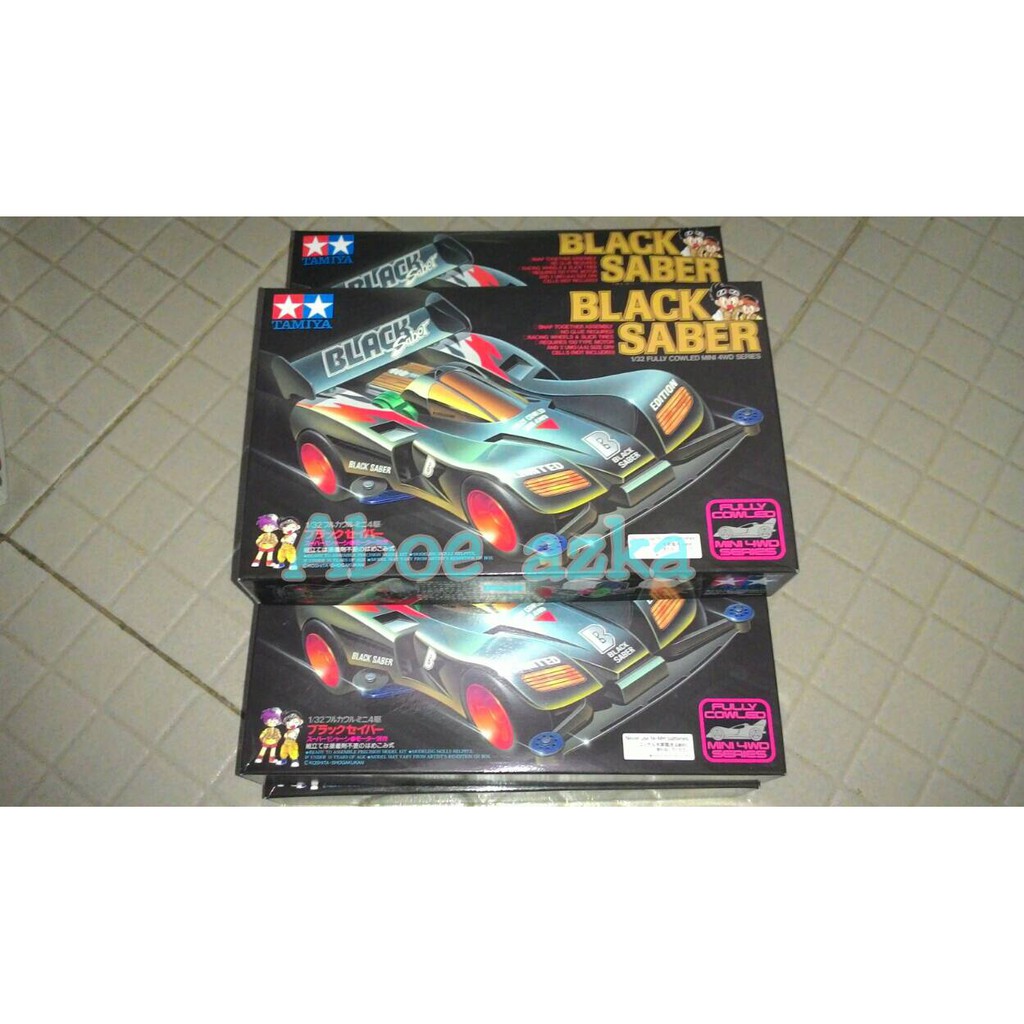 PROMO TAMIYA BLACK SABER SUPER 1 CHASSIS