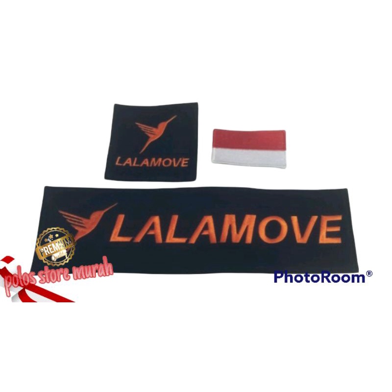 Patch Emblem Bet Logo Lalamove Bordir Komputer