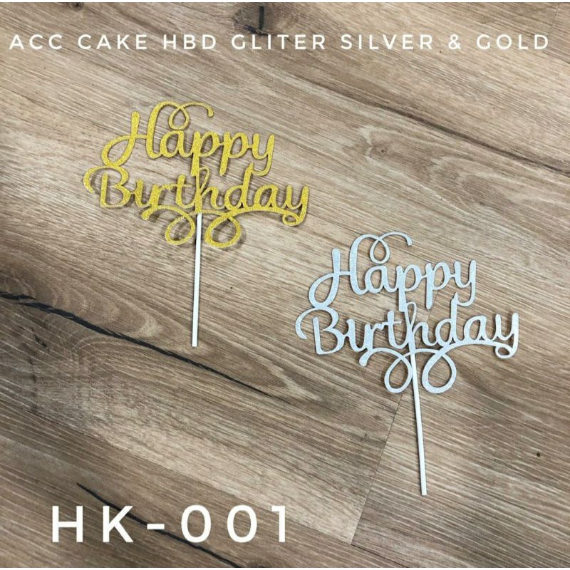 LILIN HAPPY BIRTHDAY GOLD & SILVER