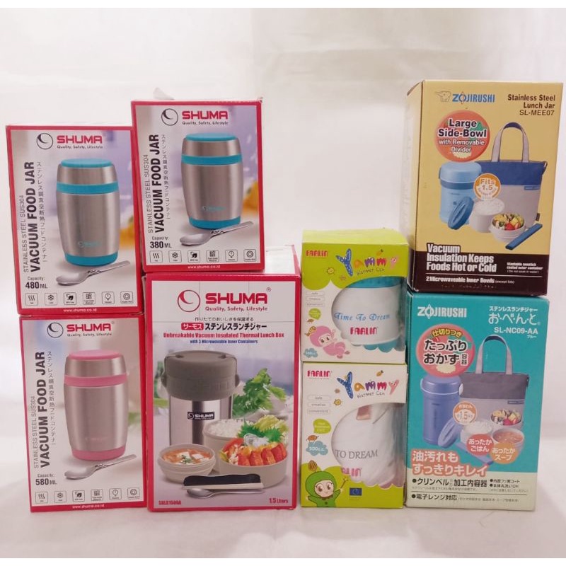 [Bonababy] lunch box / lunch box set / lunch box stainless / lunch box anak / lunch jar zojirushi