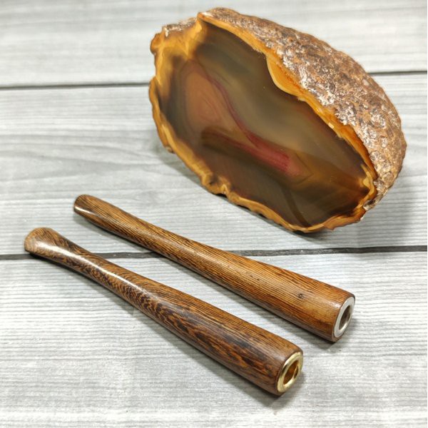 Pipa Cangklong Once Kayu Galih Kelor Original Dengan Ring