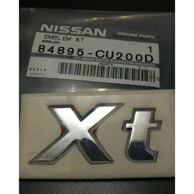 EMBLEM Bagasi Xtrail T30 ( XT )