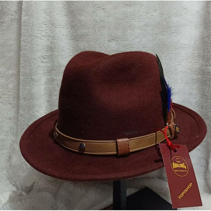 TOPI FEDORA TRILLBY STYLE TOPI ARTISTIK TOPI JAZZ TOPI KOBOI TOPI SANTAI TOPI KLASIK TOPI UNIK