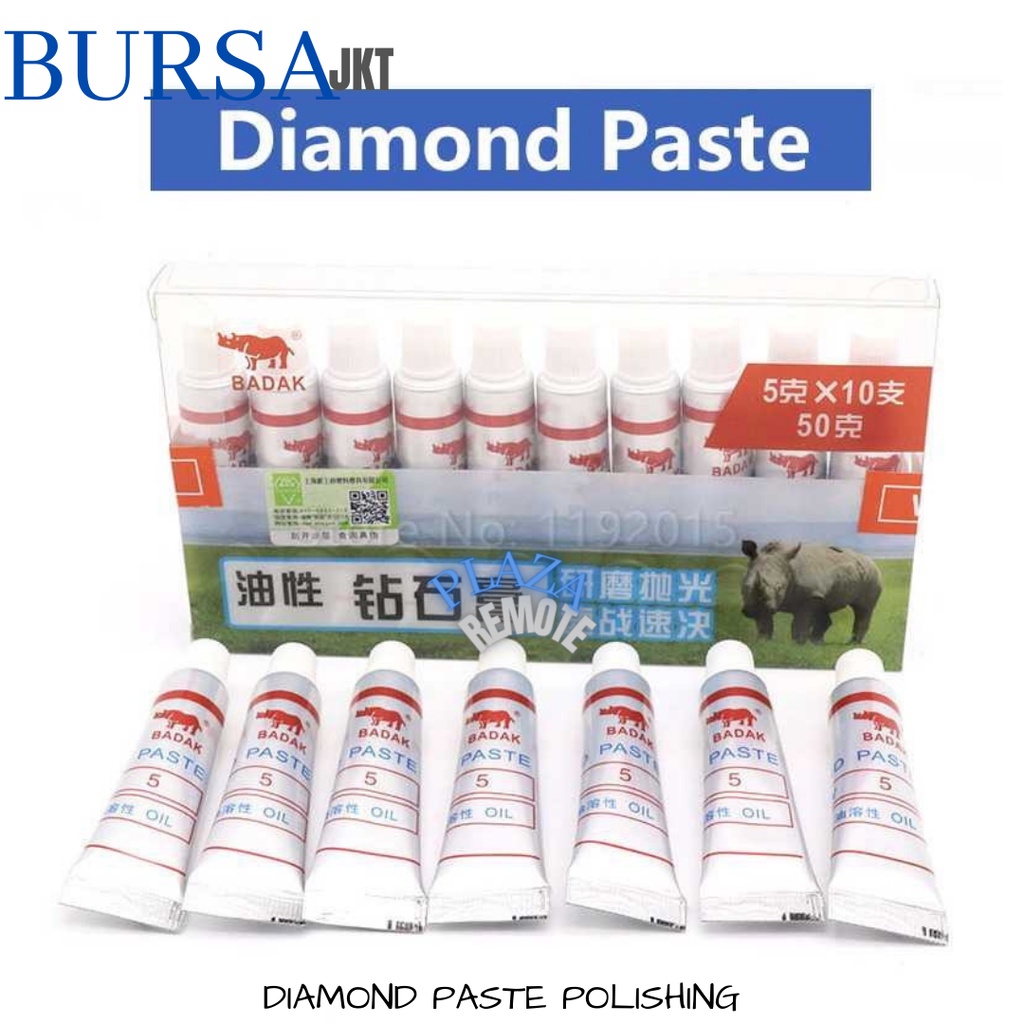 BADAK PASTA PENGASAH PISAU ABRASIVE POLISHING PASTE COMPOUND