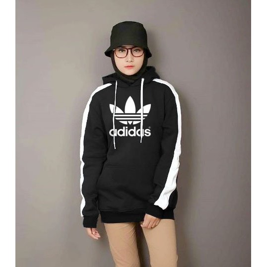 JAKET WANITA ADIDAS Hoodie Jaket Jumper UNISEX BIG SIZE M L XL 2XL 3XL 4XL 5XL