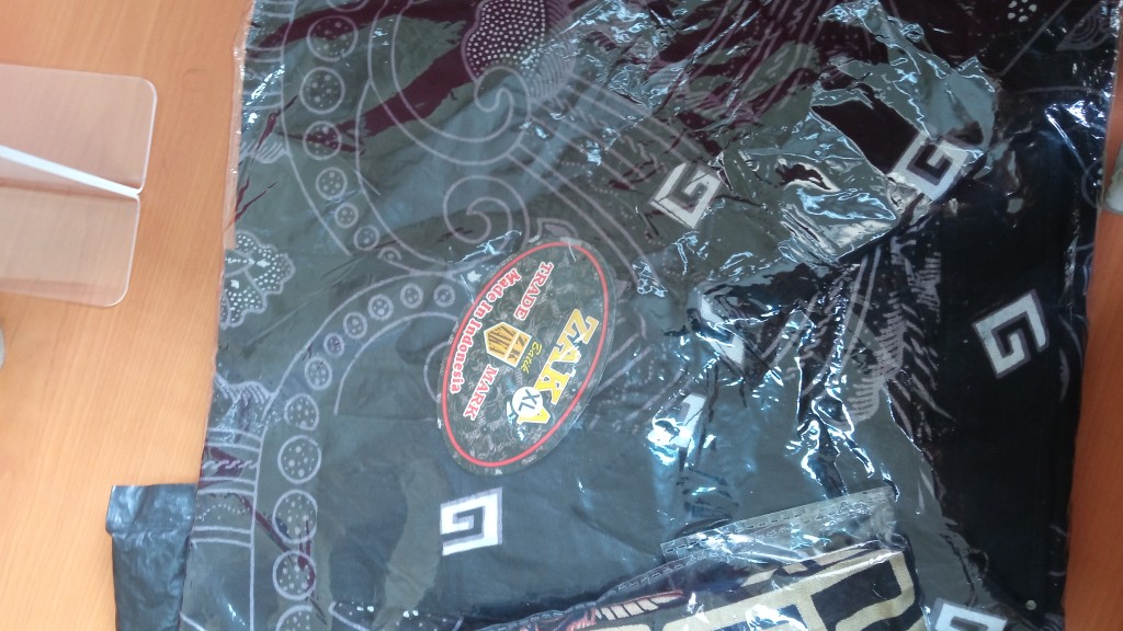 Batik Pria Lengan Panjang Batik Azmil Hrb026 Motif Keratonan Kode 003 Size M L Xl Xxl Reguler