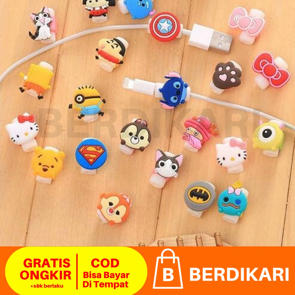 Pelindung Ujung Kabel Kartun