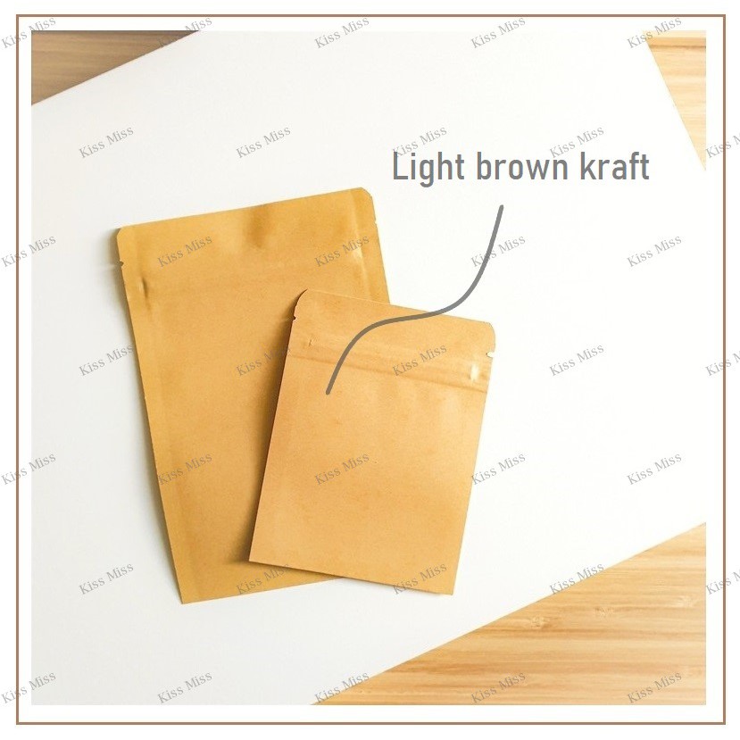 SACHET KRAFT ALU FOIL - 6x8cm - ZIPLOCK - POUCH - ALUMINIUM - KEMASAN BUBUK - KOPI - TEH - BUMBU