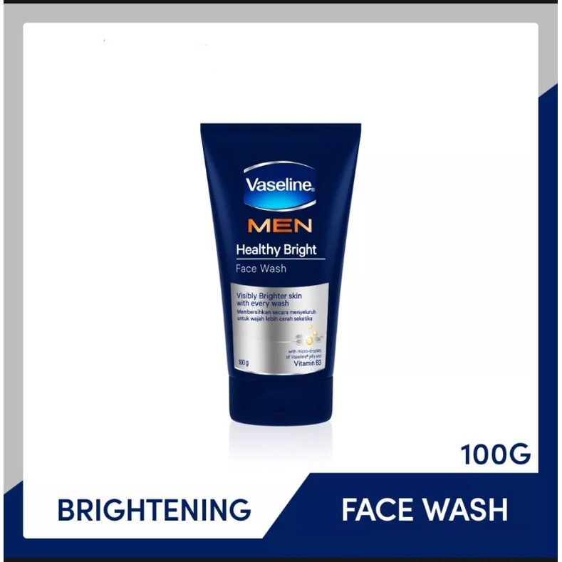 VASELINE Men Face Healthy Bright Face Wash 100g