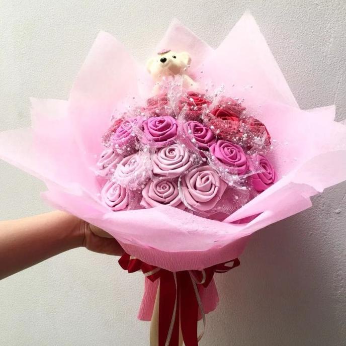 

BUKET BUNGA VALENTINE/ KADO ULANGTAHUN/ KADO ANNIVERSARY 21B+1B DG654EAFVD